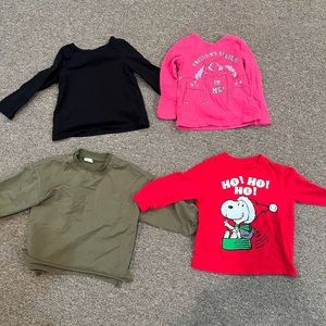 Little girl shirt bundle